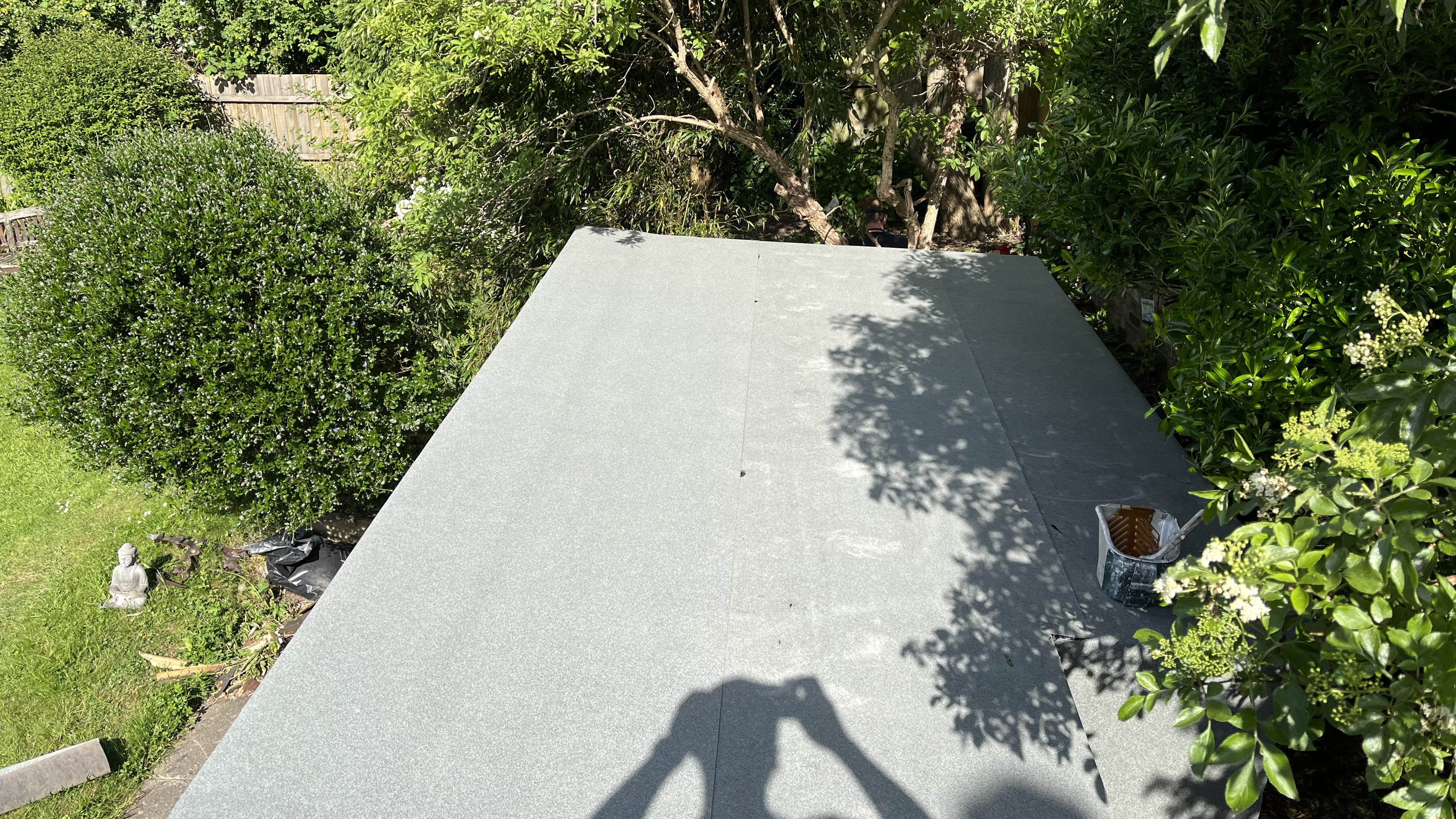 Roof-shed repair